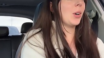Public Solo Playtime With Sex Toys At Tim Horton'S Drive-Thru